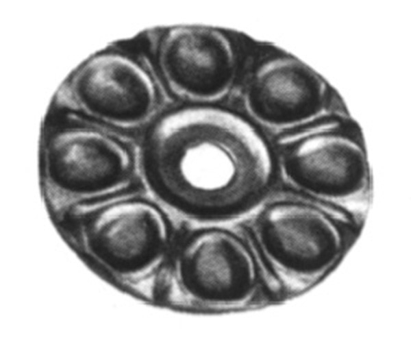 Rosace / Garniture | Ø 60x2 mm | Acier (brut) S235JR