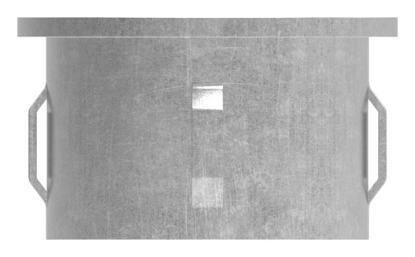 Bouchon en acier plat | pour tube rond Ø 48.3x1.8-2.2 mm | acier S235JR, brut