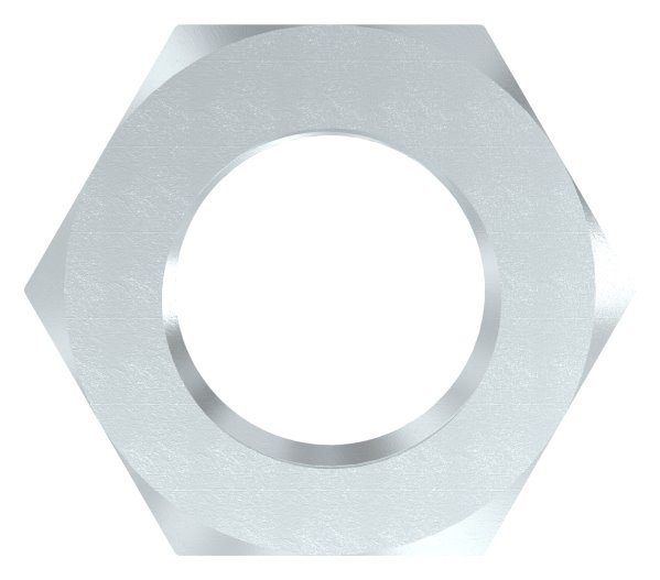 Ecrou hexagonal M24, forme plate
