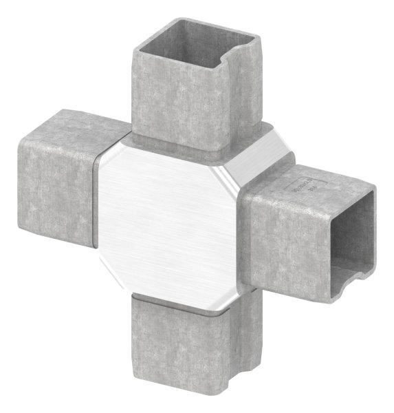 Connecteur pour tube 30x30x2mm, V4A