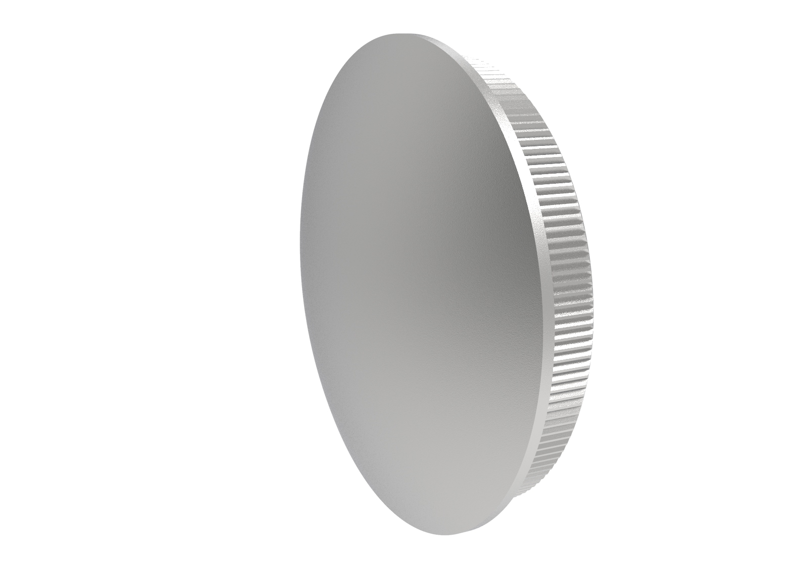 Bouchon | légèrement courbé | matériau solide | pour tube rond : Ø 42.4x2.0 mm | V2A