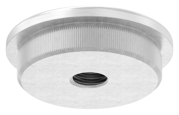 Bouchon légèrement bombé avec M10 pour Ø 42.4x3.0 mm V2A matériau plein