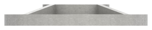 Plaque d'ancrage | dimensions : Ø 100x6 mm | pour tube rond : Ø 42,4 mm | V2A
