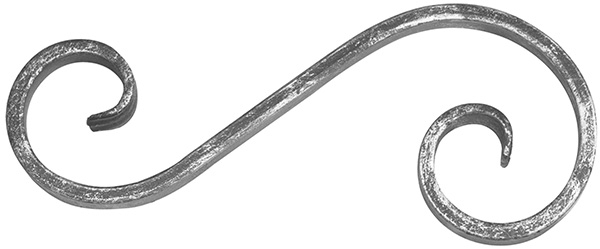 16 series | dimensions : 105x260 mm | matériau : 16x8 mm, lisse | acier S235JR, brut