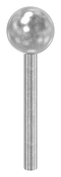 Boulon à tête sphérique Ø 5.5/19 mm | Acier S235JR, brut