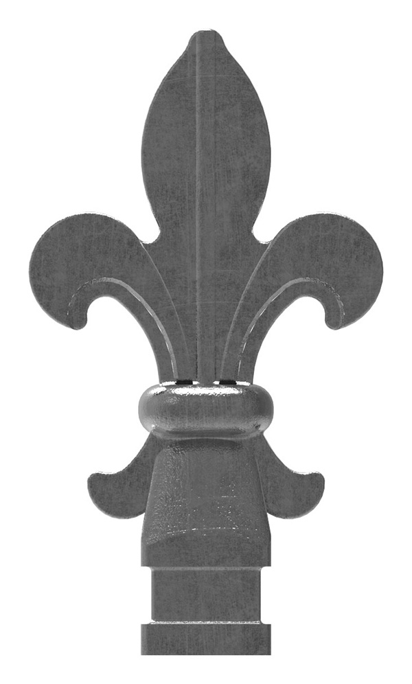 Piquet de clôture | Hauteur : 120 mm | Matériau : 25x25 mm | Acier S235JR, brut
