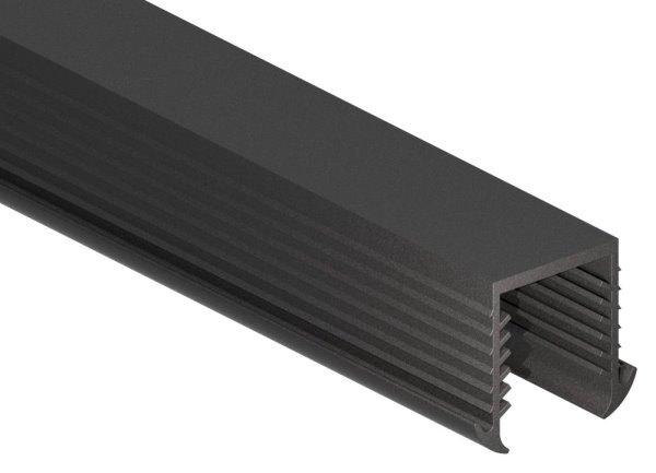 Joint à coin verre 20,76 - 21,52mm, pour rainure 27 x 30mm, longueur 3m, EPDM