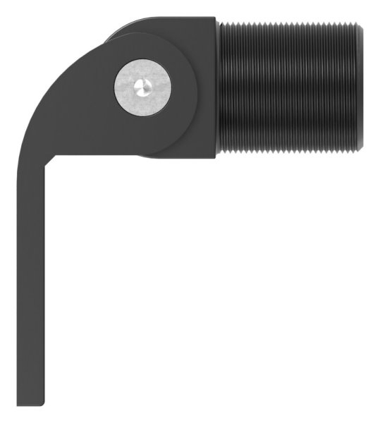 Charnière de portail soudable à 180° sans fonction de fermeture automatique