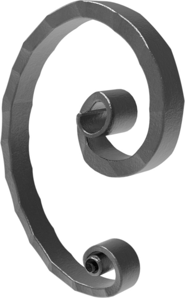 Maître baroque | Dimensions : 105x145 mm | Matériau : 16x8 mm | Acier S235JR, brut