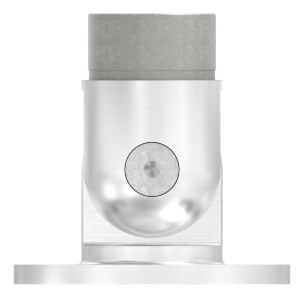 Support mural flexible, pour tube rond Ø 42,4 x 2 mm V2A