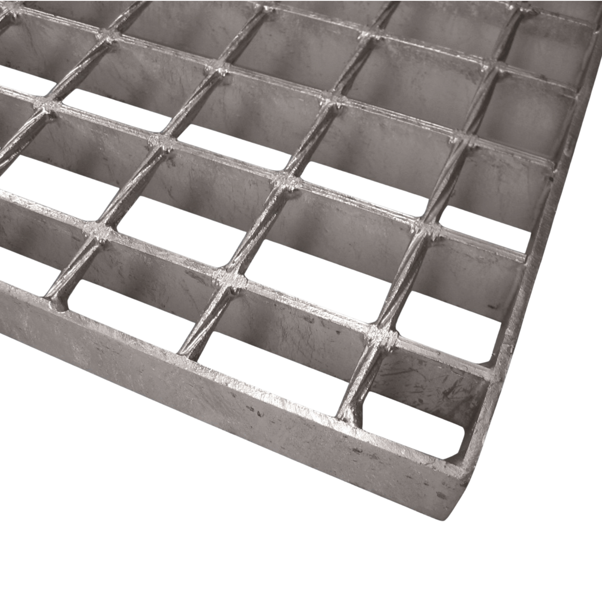 Caillebotis industriel SP | Dimensions : 700x1000 mm ; 34/38 mm ; 30/3 mm | S235JR (St37-2), galvanisé à chaud en bain complet