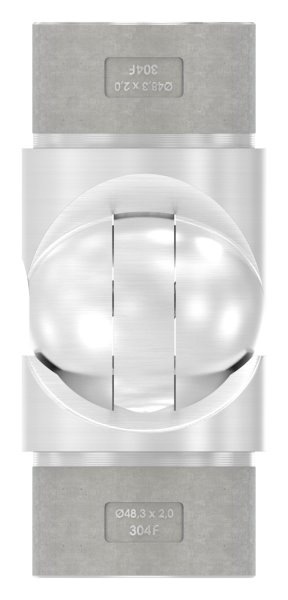 Pièce d'articulation creuse pour câble, pour tube 48.3 x 2.0mm