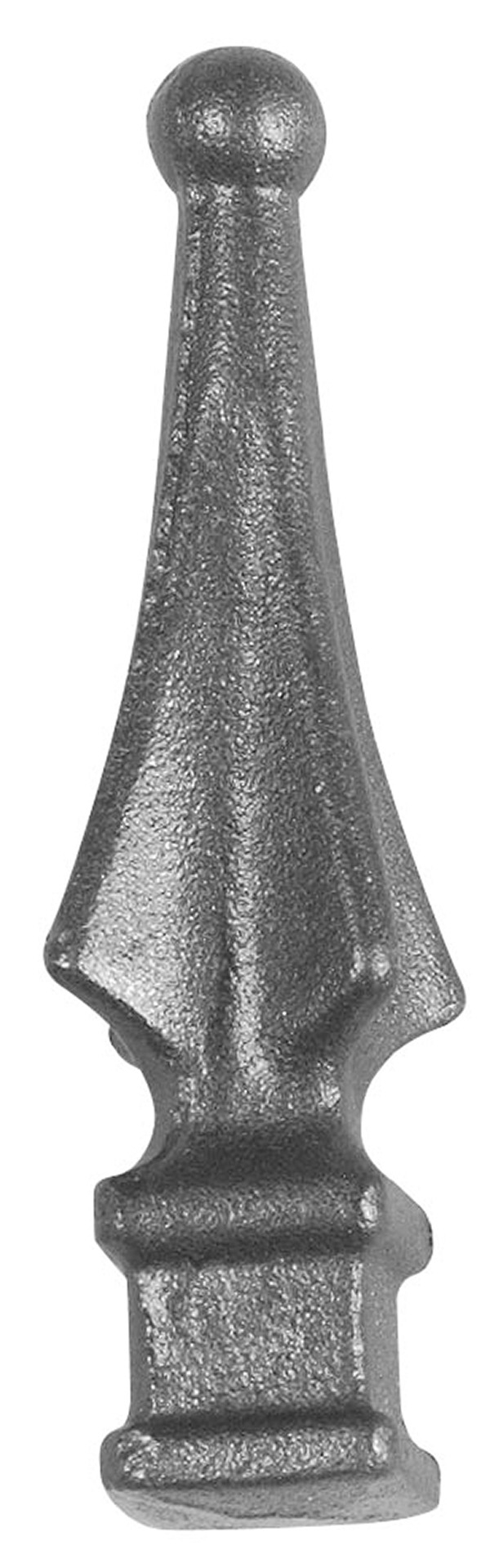 Piquet de clôture | Hauteur : 120 mm | Matériau : 24x24 mm | Acier S235JR, brut