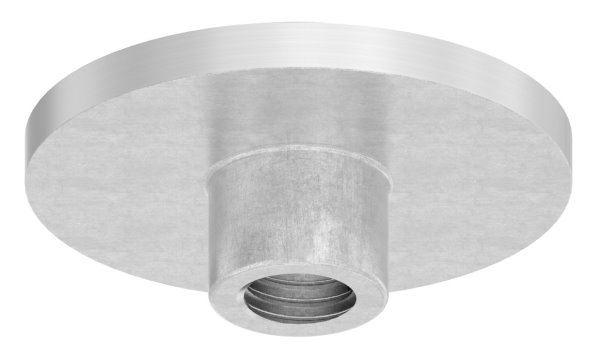 Plaque plate avec M10 pour tube Ø 42.4 mm V2A