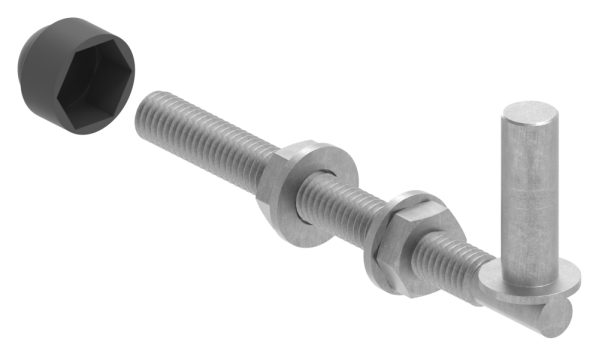 Ruban de suspension charnière de porte à visser pour Ø 13mm, longueur 140mm