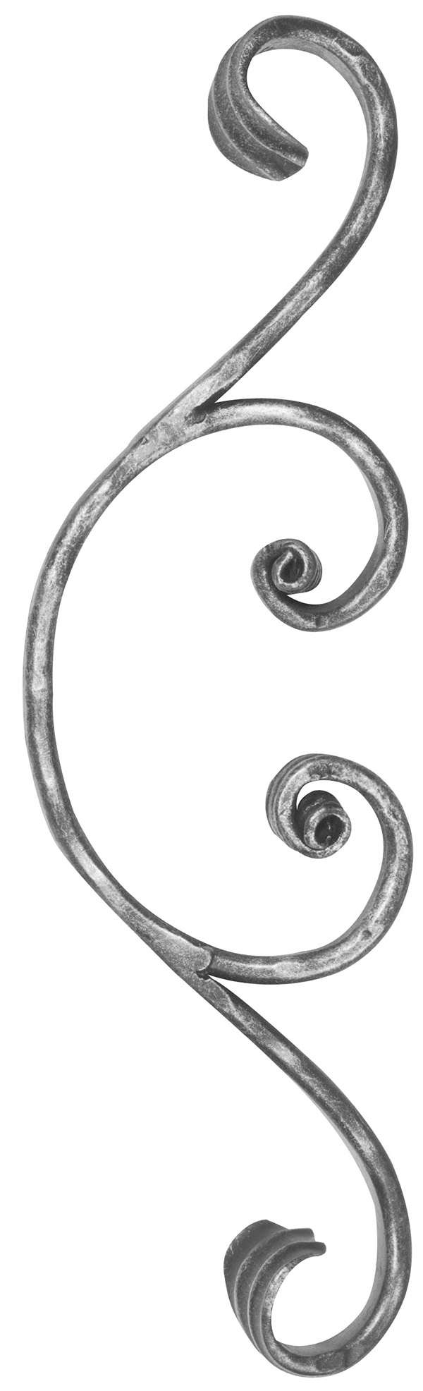 Maître baroque | Dimensions : 105x365 mm | Matériau : 16x8 mm | Acier S235JR, brut