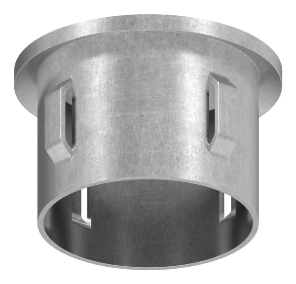 Bouchon en acier | légèrement bombé | pour Ø 42.4x1.8-2.2 mm | Acier S235JR, brut