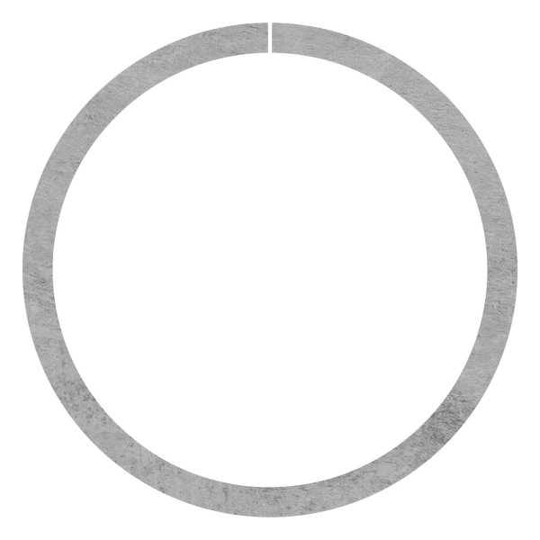 Anneau | Matériau : 16x8 mm | Ø extérieur 130 mm | Acier S235JR, brut