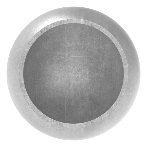 Boule d'extrémité Ø 45 mm | pour Ø 33.7 mm| Acier S235JR, brut