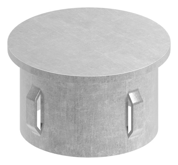 Bouchon en acier plat | pour tube rond Ø 48.3x1.8-2.2 mm | acier S235JR, brut