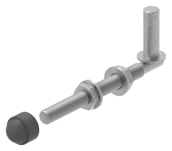Ruban de suspension charnière de porte à visser pour Ø 13mm, longueur 140mm