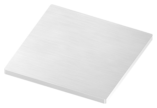 Plaque d'ancrage | Dimensions : 120 x 120 x 6 mm | V2A