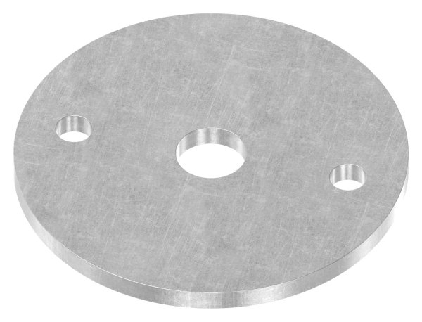Plaque d'ancrage | Dimensions : Ø 70x4 mm | Acier (brut) S235JR