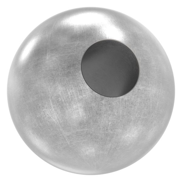 Boule Ø 40 mm | avec trou de passage 14.2 mm | acier S235JR, brut