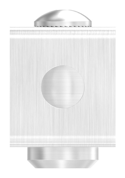 Charnière à portillon avec manchon fileté M14, V2A