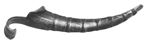 Baroque lourd | Dimensions : 50x220 mm | Matériau : 5 mm | Acier S235JR, brut