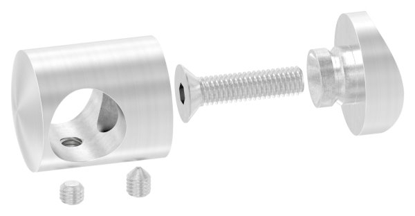 Support de barre transversale, tube de 42,4 mm, trou de 16,2 mm