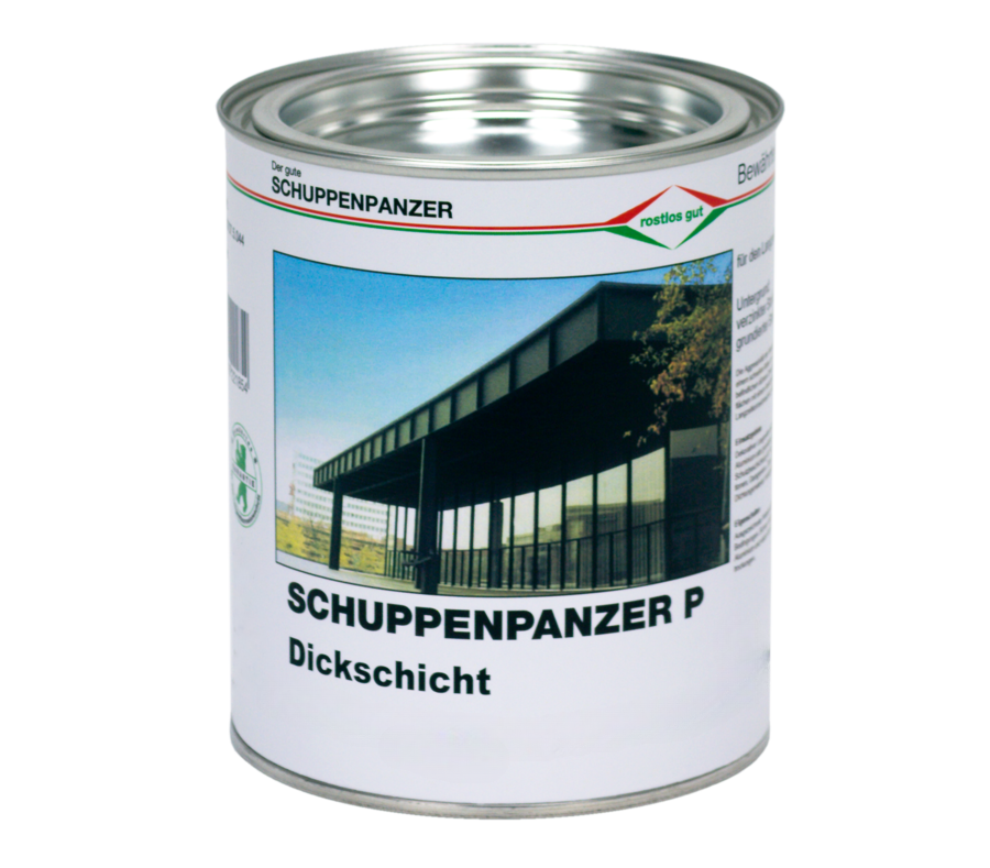 SCHUPPENPANZER-P Dickschicht RAL 9006 weißaluminium 12,5 kg