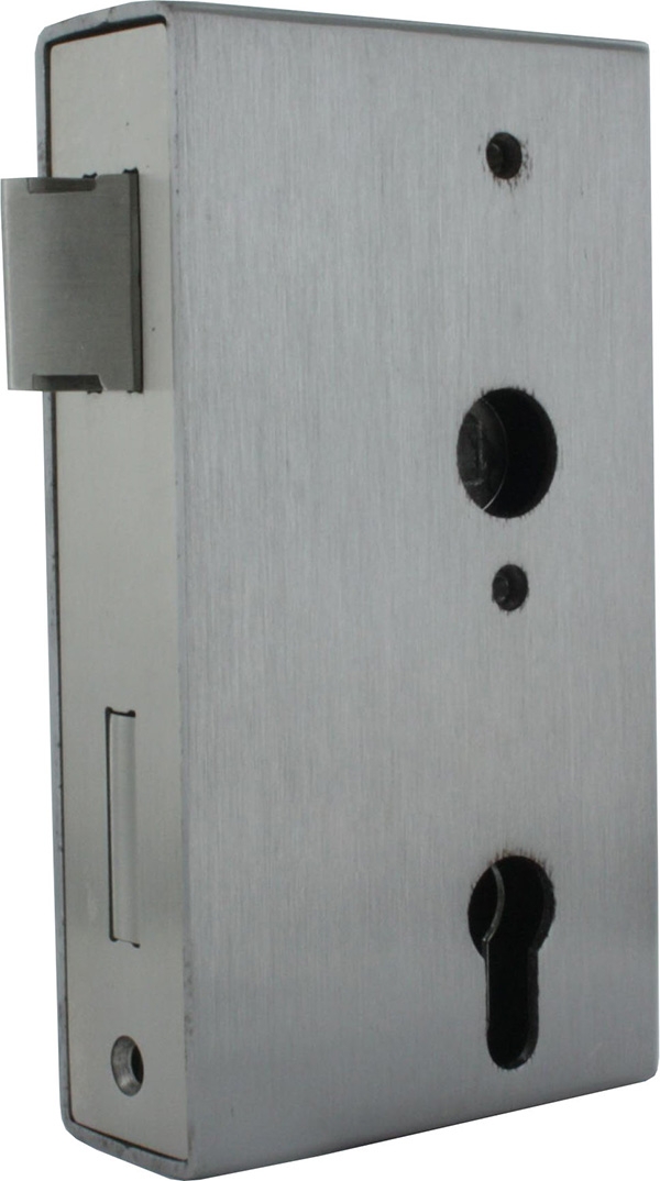 Boîtier de fermeture | Dimensions : 173x94,5x60 mm | Mandrin : 8 mm | Acier (brut) S235 JR