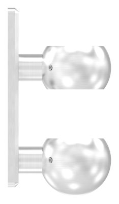 Support mural pour tube rond Ø 48,3 mm V2A