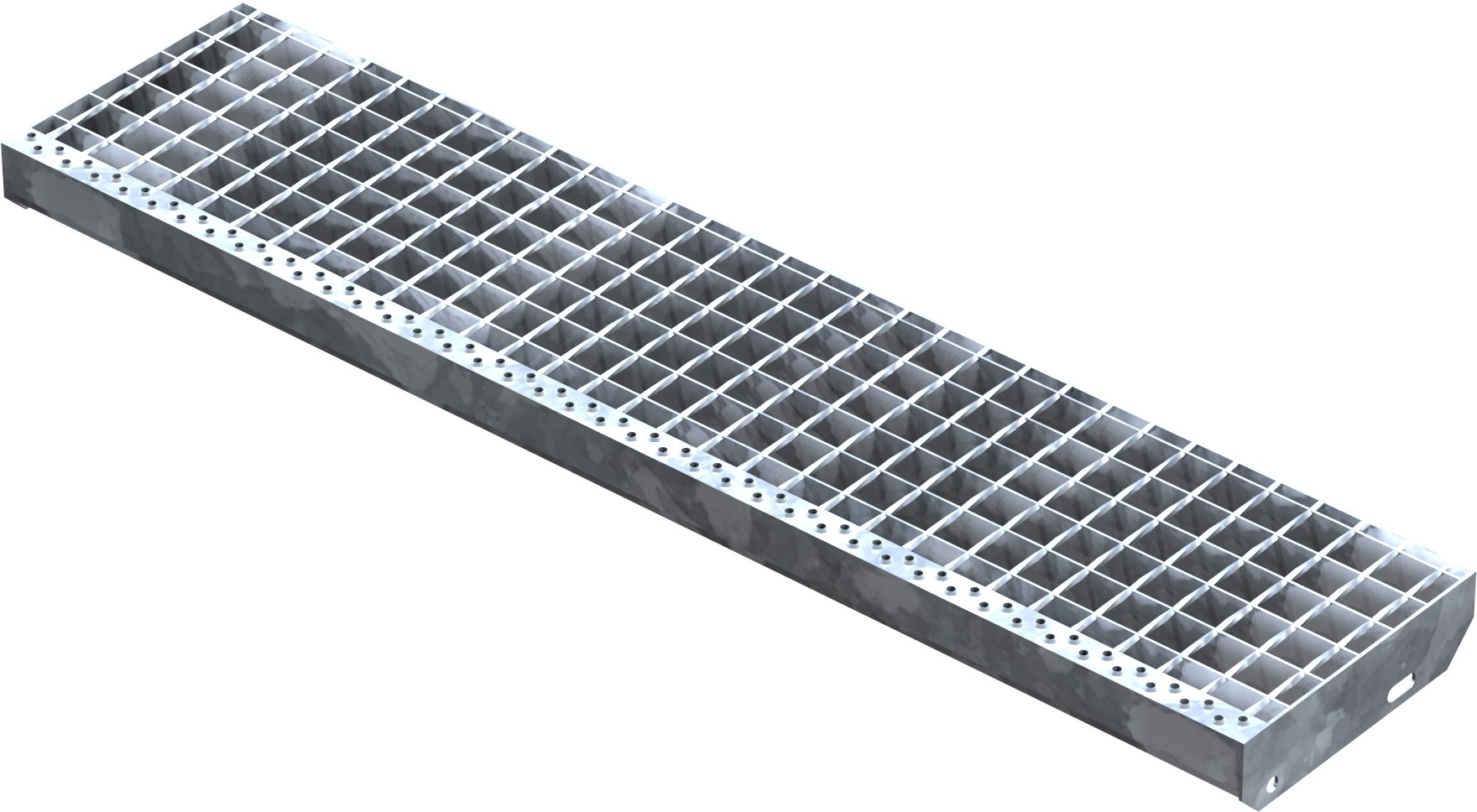 Presse à souder marche en caillebotis | Dimensions : 1200x270 mm 34/38 mm | S235JR (St37-2)