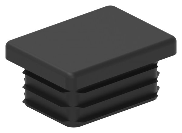 Bouchon en plastique pour tube rectangulaire 40x30mm