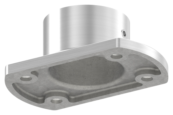 Ancrage au sol pour tube 33,7mm, V2A