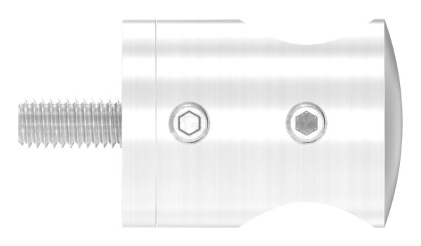 Support de barre transversale, raccord droit, trou de 16,2 mm