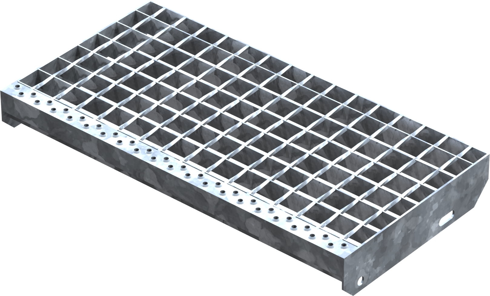 Presse à souder marche en caillebotis | Dimensions : 600x305 mm 34/38 mm | S235JR (St37-2)