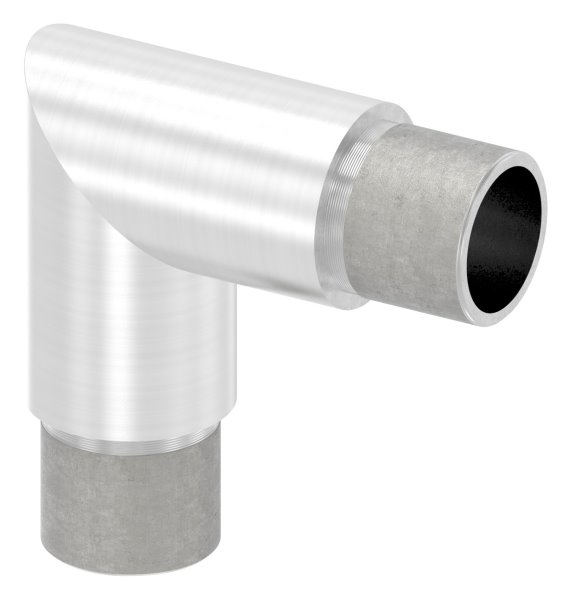 Pièce d'angle 90°, pour tube 26,9 x 2,0mm, V2A