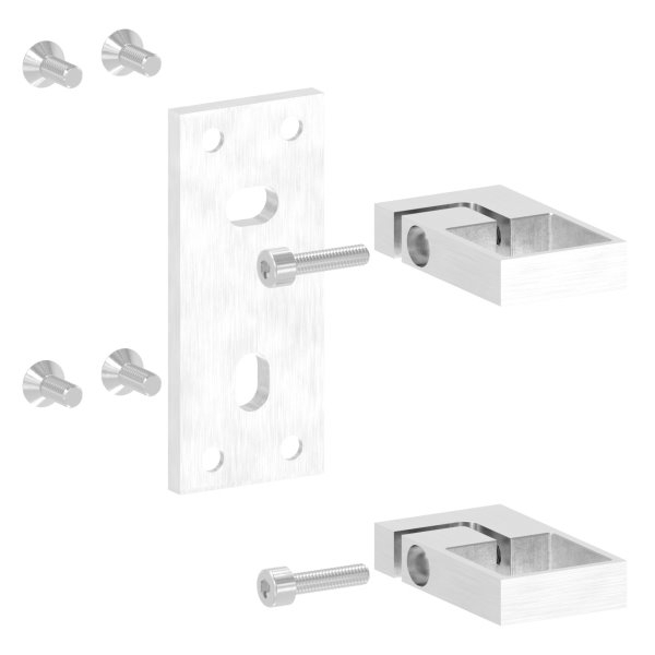 Fixation murale pour poteaux 40 x 40mm, V2A