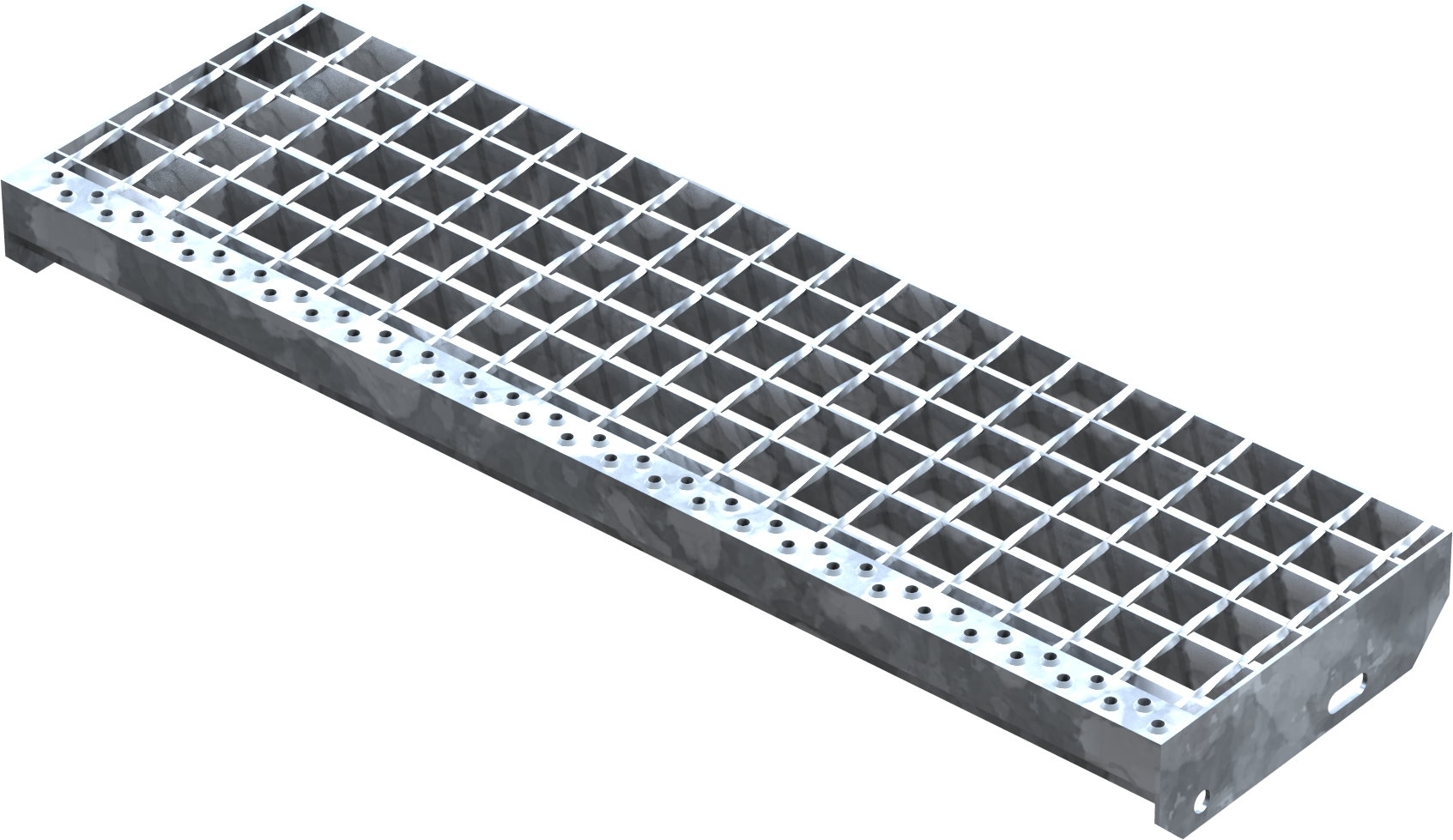 Presse à souder marche en caillebotis | Dimensions : 900x240 mm 34/38 mm | S235JR (St37-2)