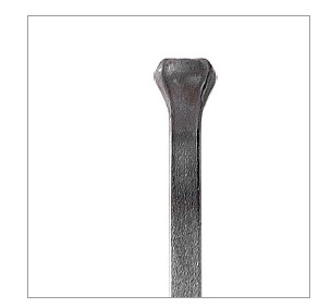 tige de clôture | longueur : 1200 mm | matériau 12x12 mm tête de refoulement | acier S235JR, brut