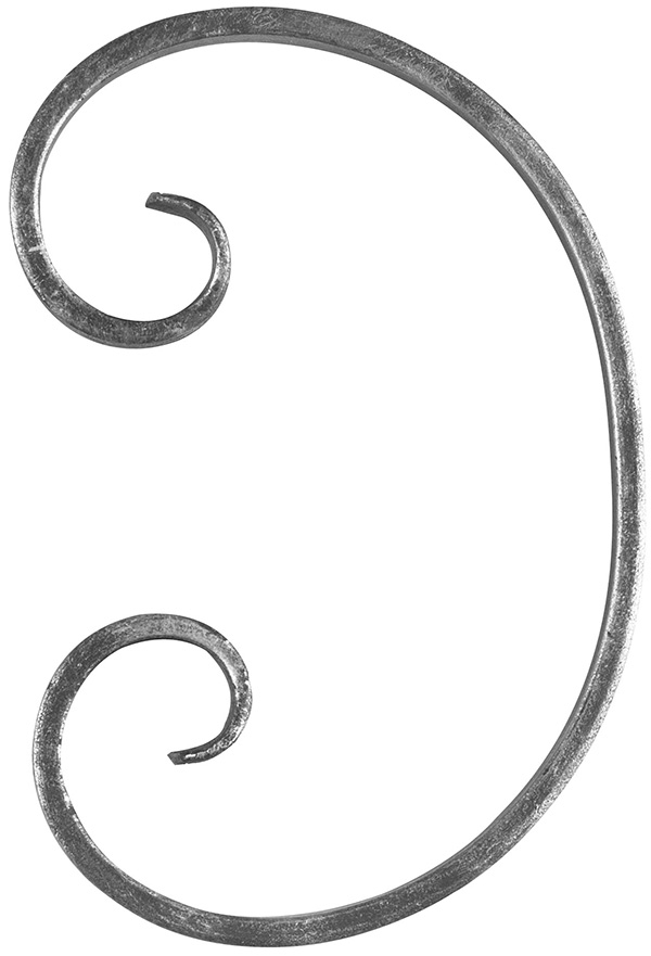 Vis | Dimensions : 250x165 mm | Matériau : 16x8 mm, lisse | Acier S235JR, brut