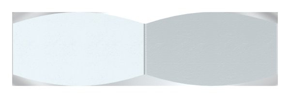 Ecrou hexagonal M24, forme plate