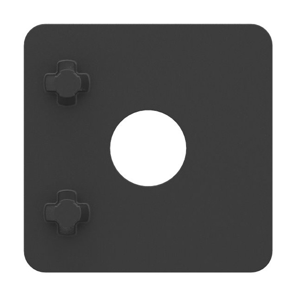 Ersatz-Plastikplaettchen fuer Lochblechhalter D=25mm-PLAeTTCHEN25.0