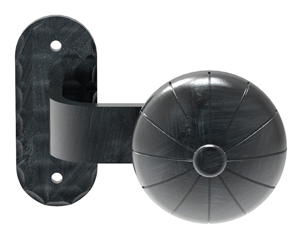 Bouton-poussoir Ø 55 mm avec plaque : 50 mm | acier S235JR