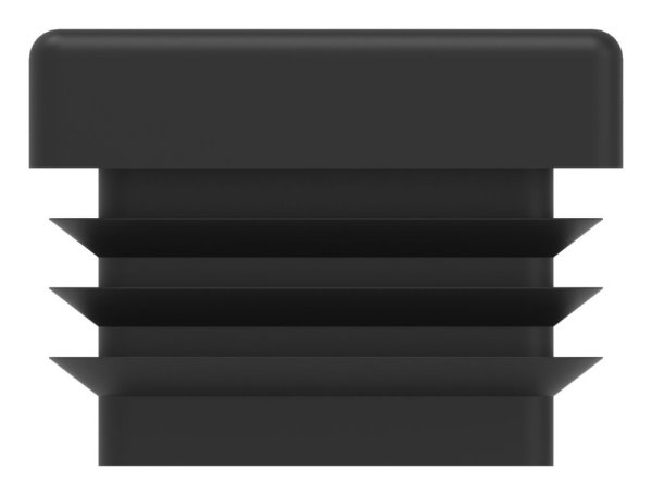 Capuchon en plastique pour tube carré 30x30mm avec M8