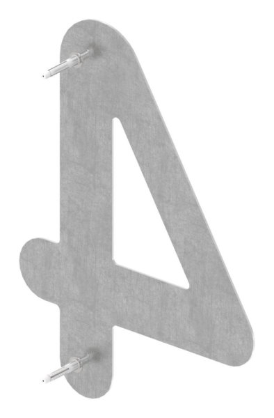 Maison numéro 4 | grand | Dimensions : 200 mm x 300 mm | V2A