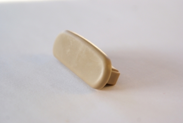 Embout pour main courante en plastique pour 40 x 8mm, gris beige